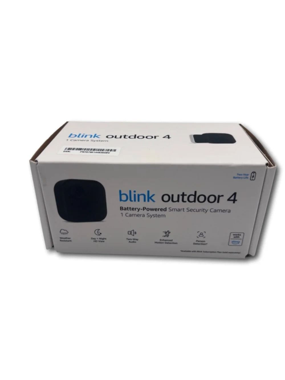 Blink Outdoor 4 4th Gen Wire-free Wi-Fi Outdoor Smart Security Camera System Blk